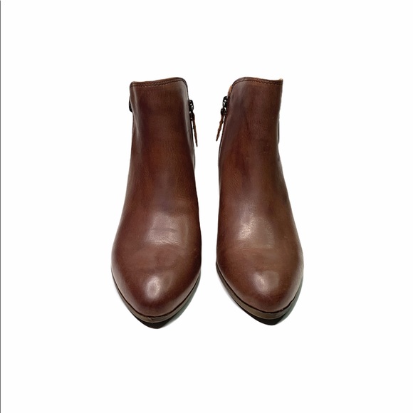 FRYE Judith Double Zip Ankle Boots in Whisky 6.5 - Picture 3 of 9